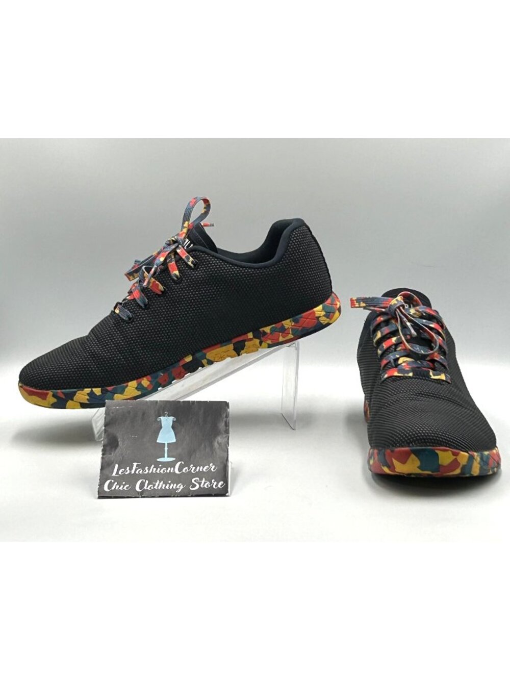 NWOB Nobull Men's Black Mesh Wild Low Top Trainers Shoes Size 12.5 Wo's 14  3024